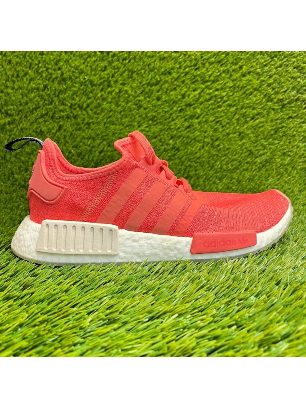 Adidas NMD_R1 Womens Size 7 Orange Pink Athletic Running Walking Shoes Sneakers